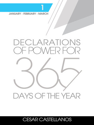cover image of Declarations of Power For 365 Days of the Year Volume 1, Volume 1